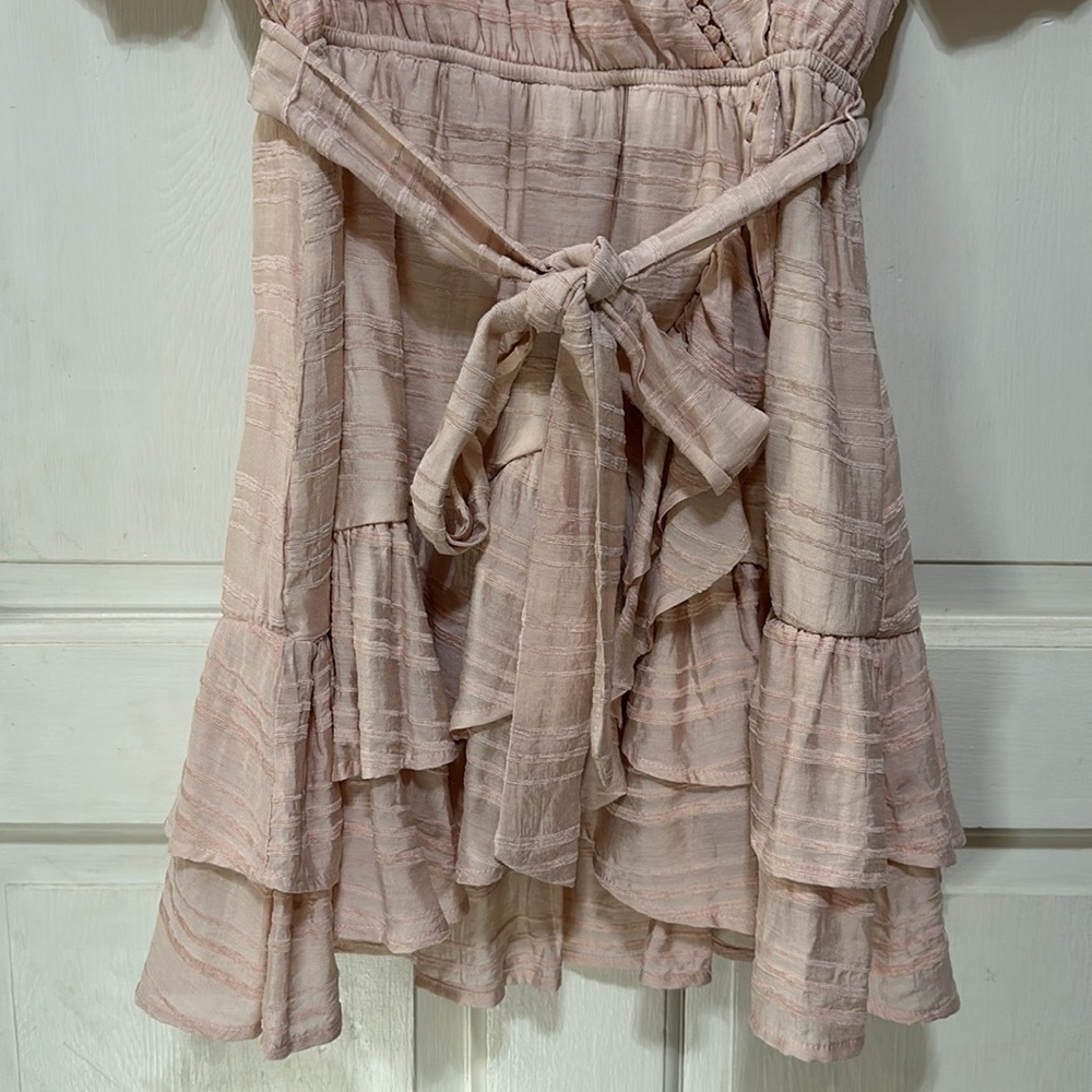 Love Colette Women’s Wrap Baby Doll Mini Dress Small - Picture 5 of 8